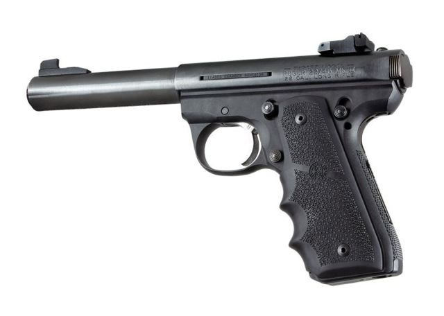 Hogue Ruger 22/45 RP Rubber Grip with Finger Grooves Black