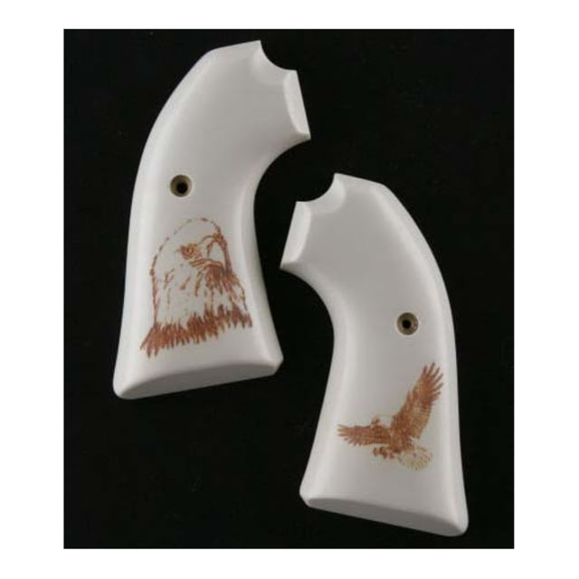 Hogue Ruger Bisley Scrimshaw Ivory Polymer - Eagle W/Talons - Hogue