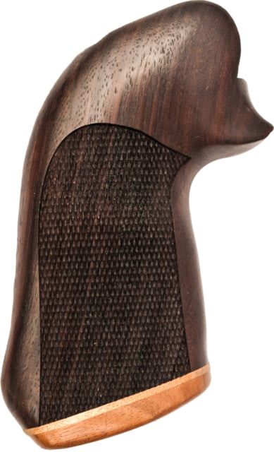Hogue Rosewood No Finger Groove Stripe Cap Grip Checkered - Blackhawk/Vaquero - Hogue