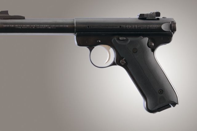 Hogue Ruger MK II / MK III G-10 - Solid Black