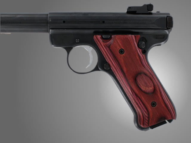Hogue Ruger MK III Rose Laminate Left Hand Grip w/Thumb Rest - Hogue