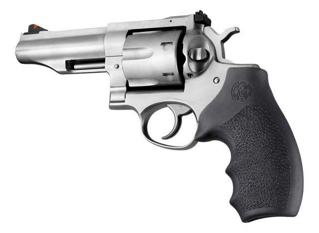 Hogue Ruger Redhawk Round Butt Rubber Monogrip Black - Hogue