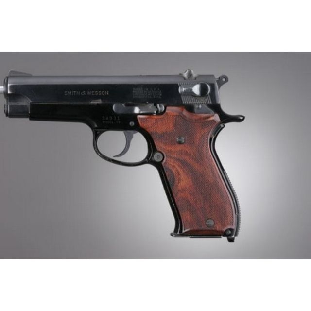 Hogue S&W 39 Coco Bolo Checkered - Hogue