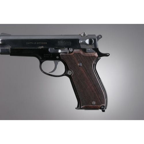 Hogue S&W 39 Rosewood Checkered - Hogue