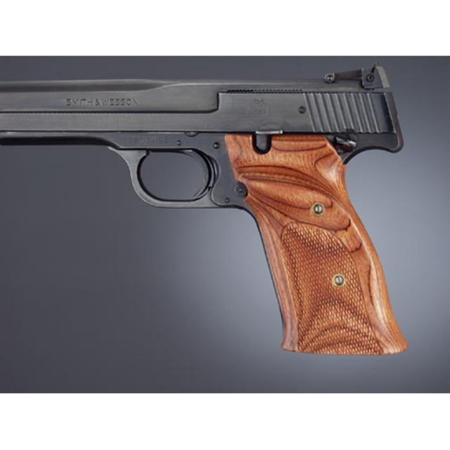 Hogue S&W 41 Rosewood laminate R. hand thumb rest checkered - Hogue