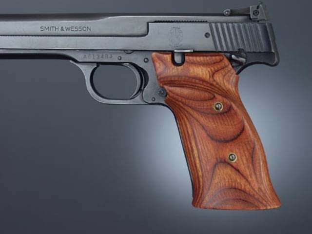Hogue Handgun Grip Rosewood Laminate Left Hand Thumb Rest - S&W 41 - Hogue