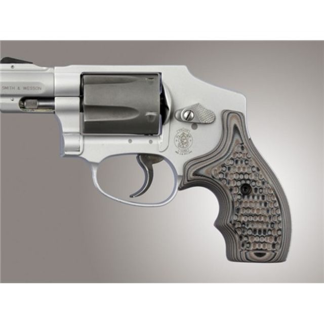 Hogue S&W J Frame Round Butt Grip Bantam Piranha G-10 G-Mascus Dark Earth 82307 - Hogue