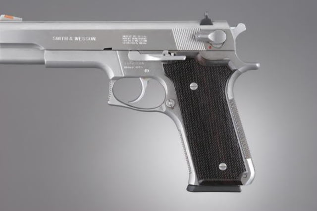Hogue S&W Model 645 Auto Rosewood Checkered - Hogue