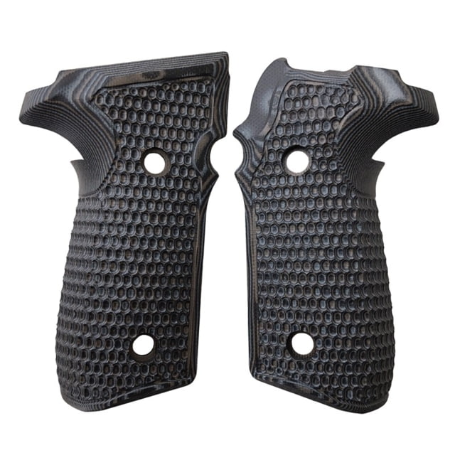 Hogue SIG Sauer P229 Contour Classic Piranha G10 Grip G-Mascus Black/Grey - Hogue