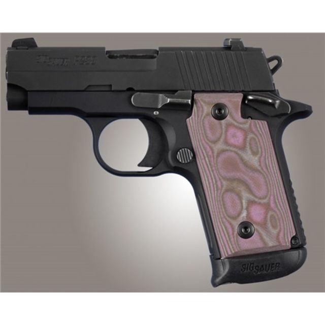 Hogue Sig P238 Grips G-10 G-Mascus Pink Lava 82098 - Hogue
