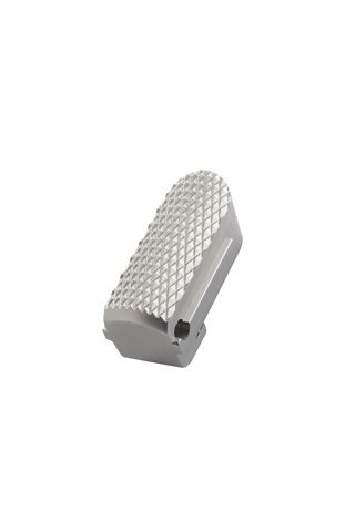 Hogue Sig P238/P938 Aluminum Mainspring Housing Checkered Brushed Gloss Clear Anodize 1755 - Hogue