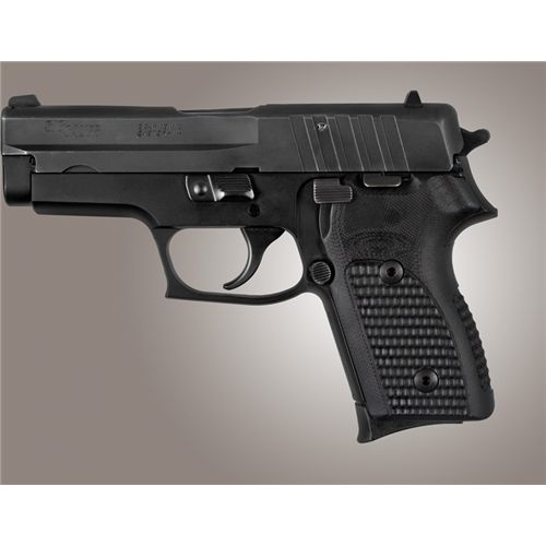 Hogue Sig P245 P220C Grip Pirahna G10 Solid Black 109676 - Hogue