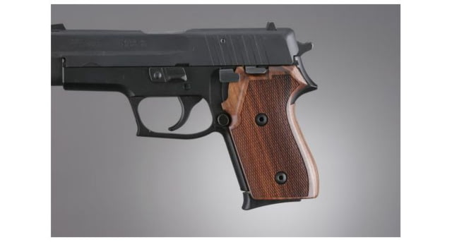 Hogue SIG Sauer 245 Pau Ferro Checkered - Hogue