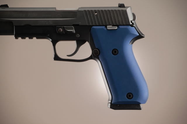 Hogue SIG Sauer P220 DAK American Aluminum - Matte Blue Anodized - Hogue