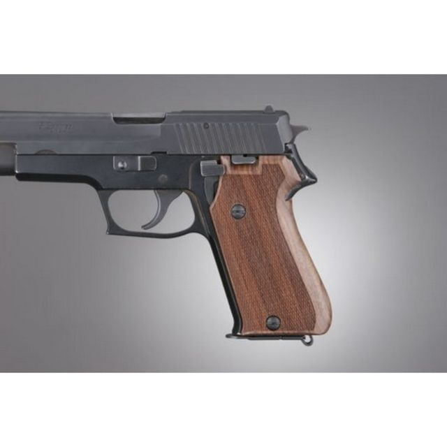 Hogue SIG Sauer P220 Pau Ferro European Model Checkered - Hogue