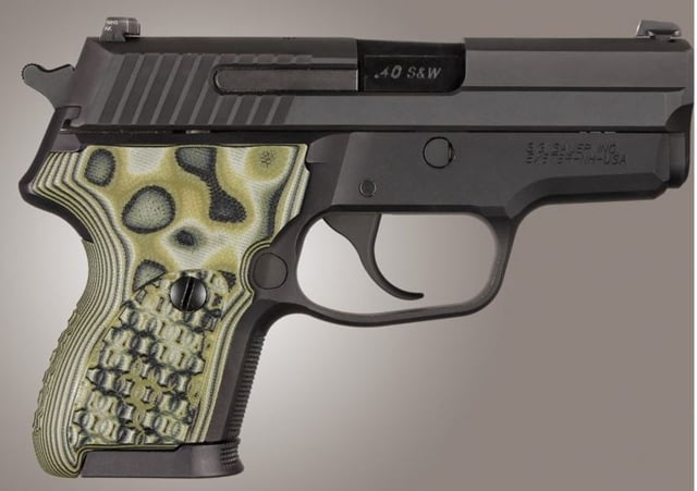 Hogue SIG Sauer P224 DA/SA Chain Link G10 G-Mascus Green Screws And Bushings Included Green