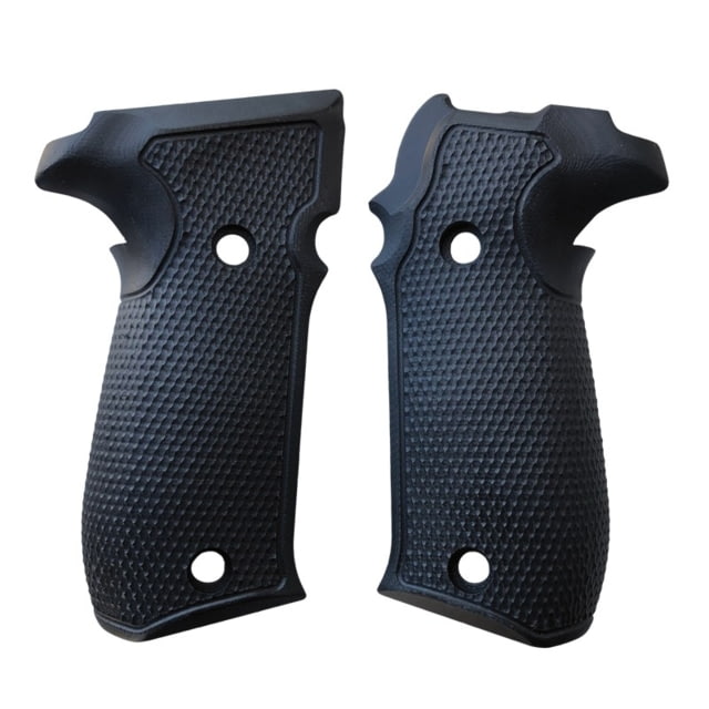 Hogue SIG Sauer P226 Contour Classic Grip Inverse Checkered G10 Gmascus Solid Black