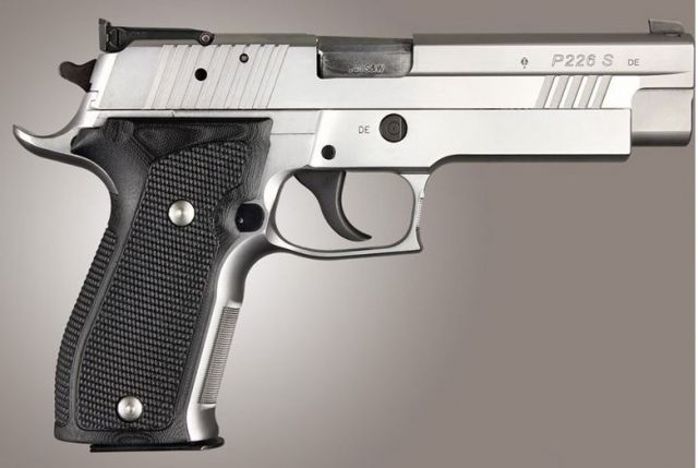 Hogue SIG Sauer P226 DA/SA Allround Piranha Grip G10 Solid Black Black - Hogue
