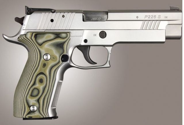 Hogue SIG Sauer P226 DA/SA Allround Smooth G10 G-Mascus Green Green - Hogue