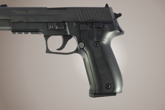 Hogue SIG Sauer P226 G-10 - Solid Black - Hogue