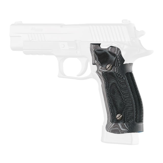 Hogue SIG Sauer P226 SAO X5 Magrip Checkered G10 GMascus Black - Hogue