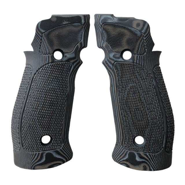 Hogue SIG Sauer P226 SAO X5 Magrip Checkered G10 GMascus Black/Grey - Hogue