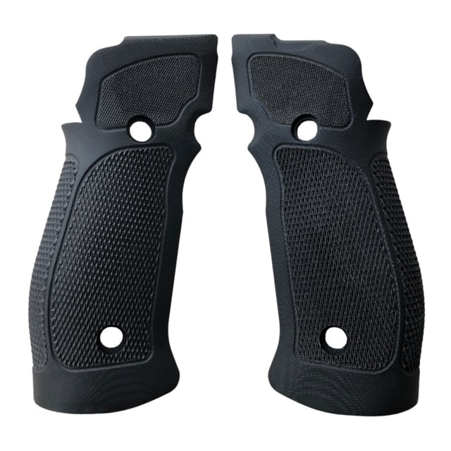 Hogue SIG Sauer P226 SAO X5 Magrip Checkered G10 Solid Black - Hogue