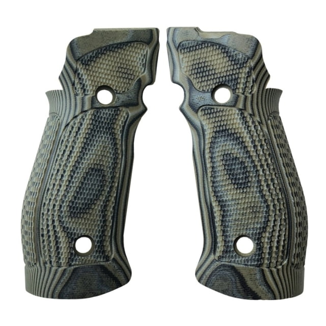 Hogue SIG Sauer P226 SAO X5 Magrip Piranha G10 GMascus Green Lava - Hogue