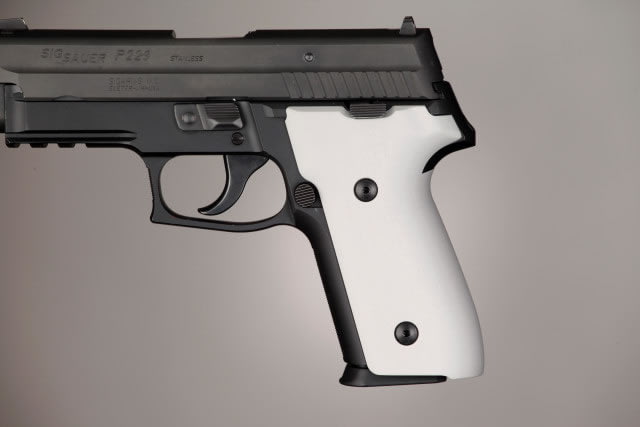 Hogue SIG Sauer P228 - P229 DAK Aluminum - Matte Clear Anodized - Hogue