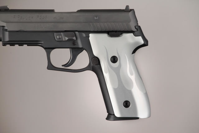 Hogue SIG Sauer P228 - P229 DAK Flames Aluminum - Clear Anodized - Hogue