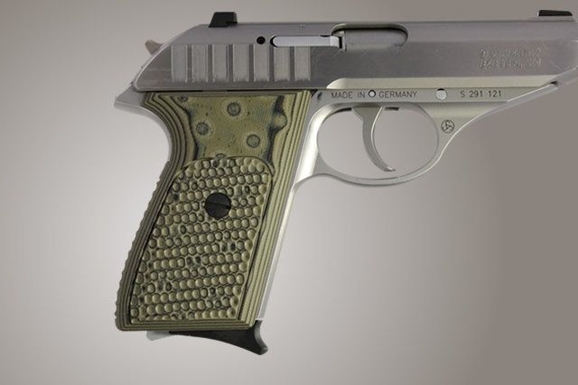 Hogue SIG Sauer P230 P232 Piranha Grip G-10 - G-Mascus Green - Hogue