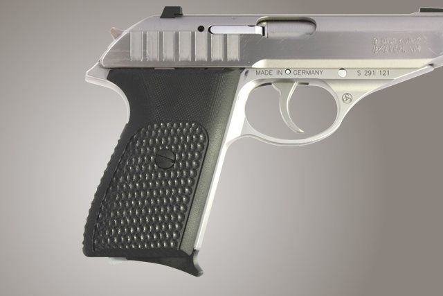 Hogue SIG Sauer P230 P232 Piranha Grip G-10 - Solid Black - Hogue