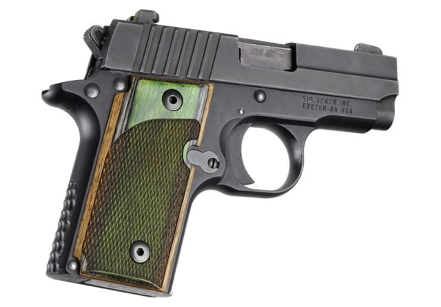 Hogue SIG Sauer P238 Lamo Camo DymondWood Checkered - Hogue