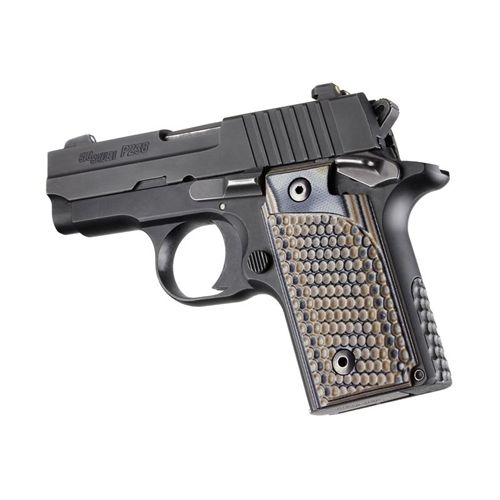 Hogue Sig Sauer P238 G10 Grip Dark Earth - Hogue