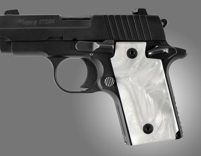 Hogue SIG Sauer P238 White Pearlized-Polymer - Hogue