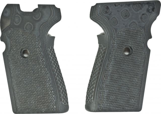 Hogue SIG Sauer P239 Checkered G-10 G-Mascus Black/Gray - Hogue