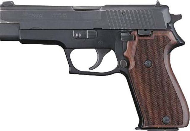 Hogue Rosewood American Model Grip Checkered - SIG Sauer P220