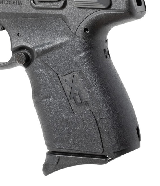 Hogue Wrapter Adhesive Pistol Grip Springfield XD-E 9mm/.45 ACP Adhesive Rubber Grain Black - Hogue