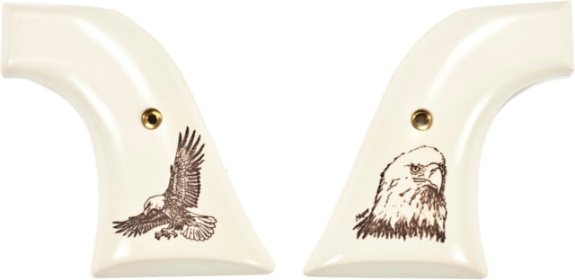 Hogue Super Blackhawk Scrimshaw Ivory Polymer Gun Grip- Eagle W/Talons - Hogue