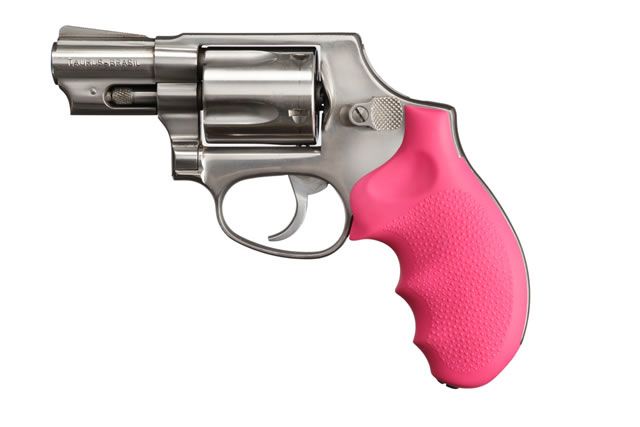 Hogue Rubber Monogrip Pink - Taurus 85