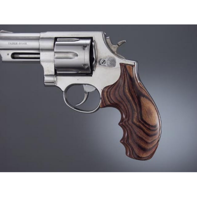 Hogue Taurus Med. & Lg. Rd. Butt Kingwood Stripe/Cap Checkered - Hogue