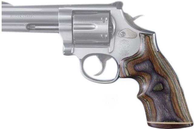 Hogue Taurus Med. & Lg. Rd. Butt LamoCamo Top Finger Groove Stripe/Cap - Hogue