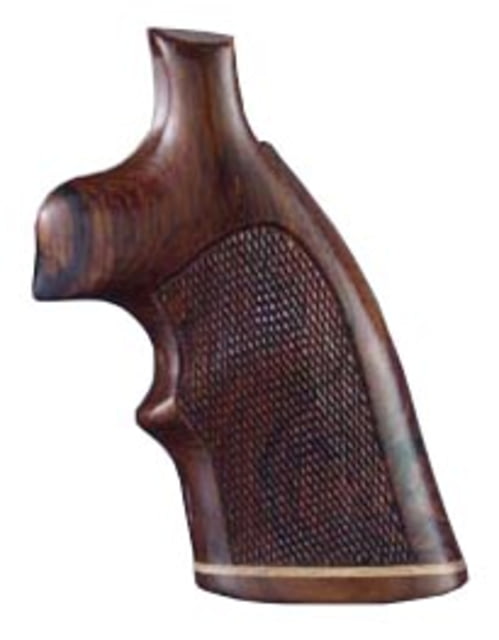 Hogue Taurus Med. & Lg. Sq. Butt CocoBolo Top Finger Groove. Stripe/Cap Checkered - Hogue