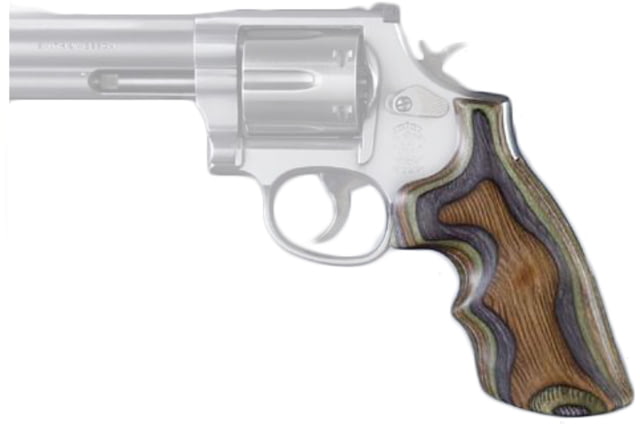 Hogue Taurus Med. & Lg. Sq. Butt LamoCamo Top Finger Groove - Hogue