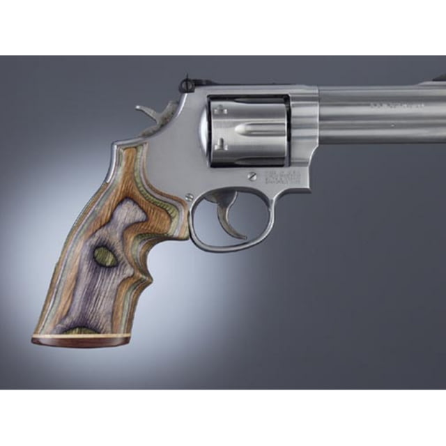 Hogue Taurus Med. & Lg. Sq. Butt LamoCamo Top Finger Groove Stripe/Cap - Hogue