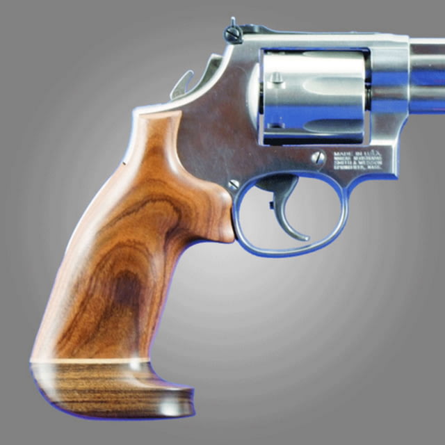 Hogue Taurus Med. & Lg. Sq. Butt PauFerro No Finger Grooves Big Butt - Hogue