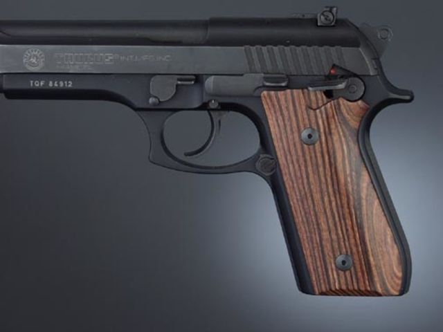 Hogue Handgun Grip Kingwood With Decocker - Taurus PT-99/92/100/101 - Hogue