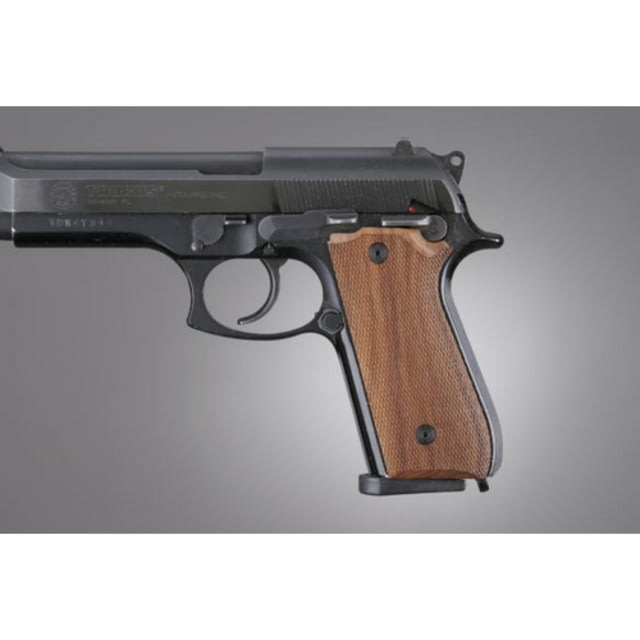 Hogue Taurus PT-99 PT-92 PT-100 PT-101 Pau Ferro Safety Only Checkered - Hogue