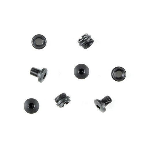 Hogue Thin Grip Govt. and Officers Model Hex Head Screws 4 and Bushings 4 Black Black - Hogue
