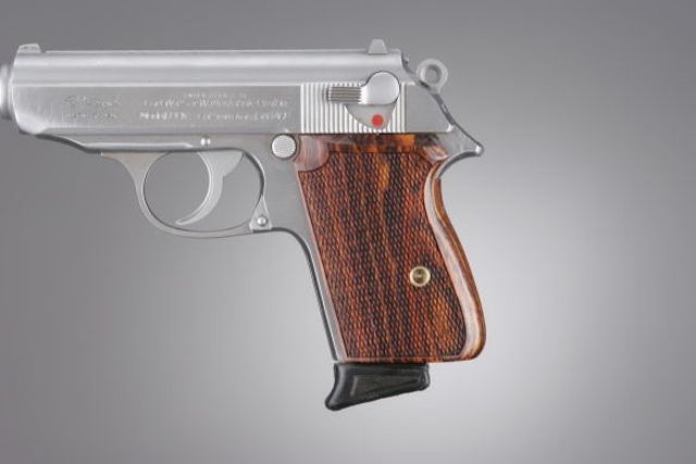 Hogue Gun Grip for Walther PPK Coco Bolo Checkered - Hogue